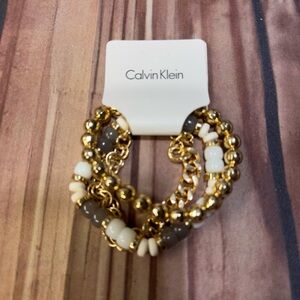 Calvin Klein Costume Jewelry Set of 3 Bracelets NWT